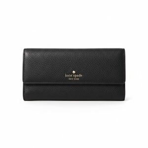 Kate Spade Black Pebbled Leather Wallet